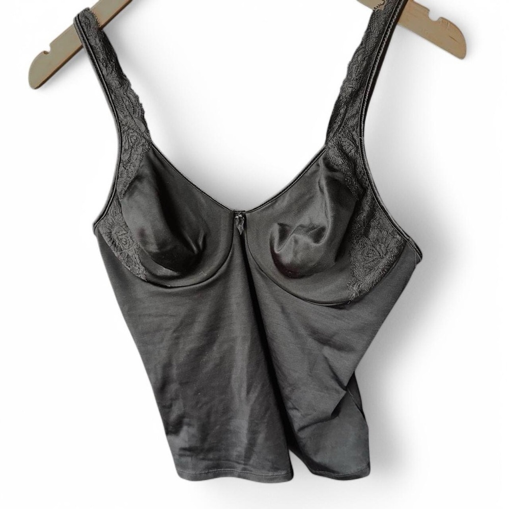 Vintage Bali Black Lace Top